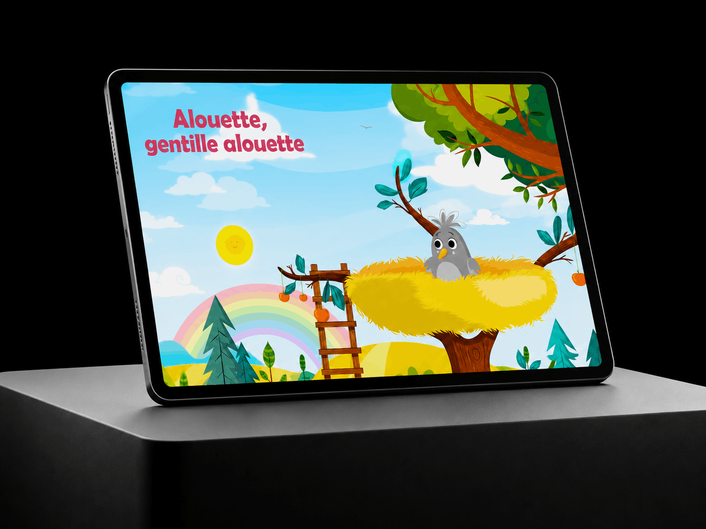 Projet Alouette : maquette d'écran présentant la campagne